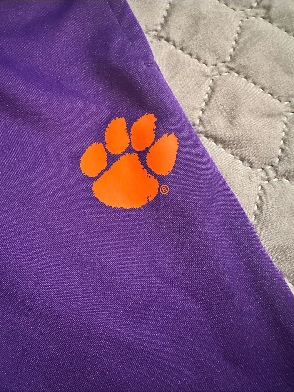 Toddlers Clemson Tigers Athletic Pants with Orange Paw Detail 3T